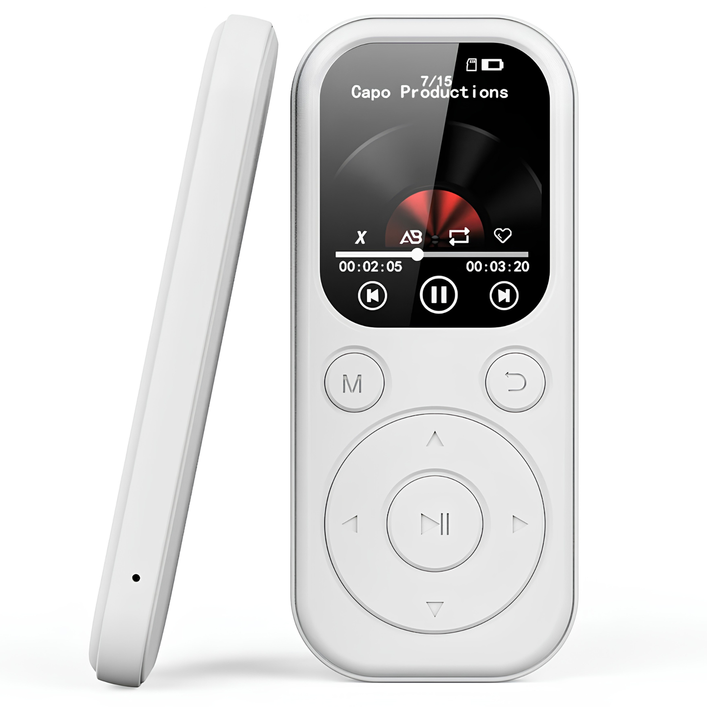 Portable MP4 Player with Bluetooth 5.4, 1.8" Screen | MP3 Music Player with FM Radio, eBook Reader, HiFi Sound & Long Battery Life